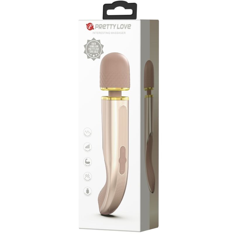 Pretty love - massaggiatore 7 modalit di vibrazione champagne