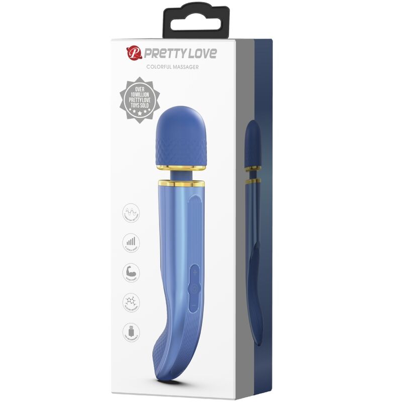 Pretty love - massaggiatore 7 modalit di vibrazione blu