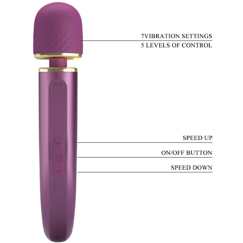 Pretty love - massaggiatore 7 modalit di vibrazione viola