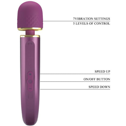 Pretty love - massaggiatore 7 modalit di vibrazione viola