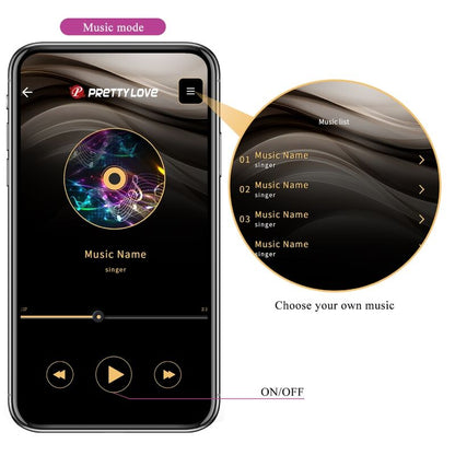 Pretty love - app jayleen vibrator telecomando viola