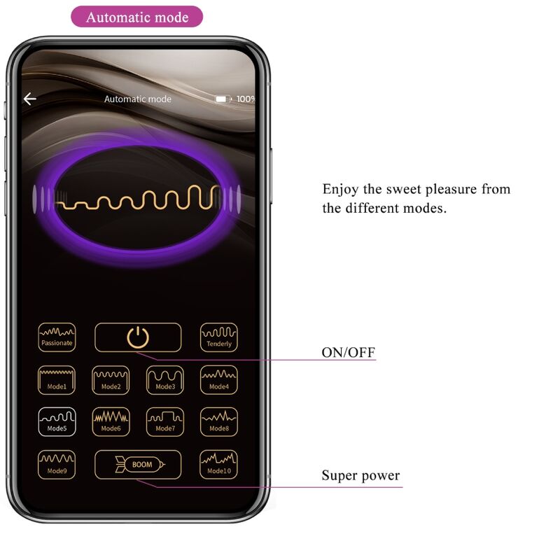 Pretty love - catalina vibrator app telecomando viola