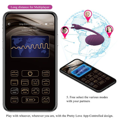 Pretty love - catalina vibrator app telecomando viola