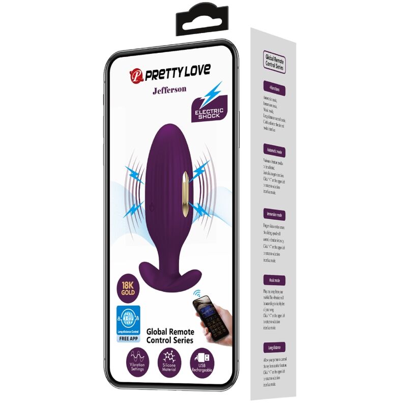 Pretty love - plug anale controllato da app jefferson viola