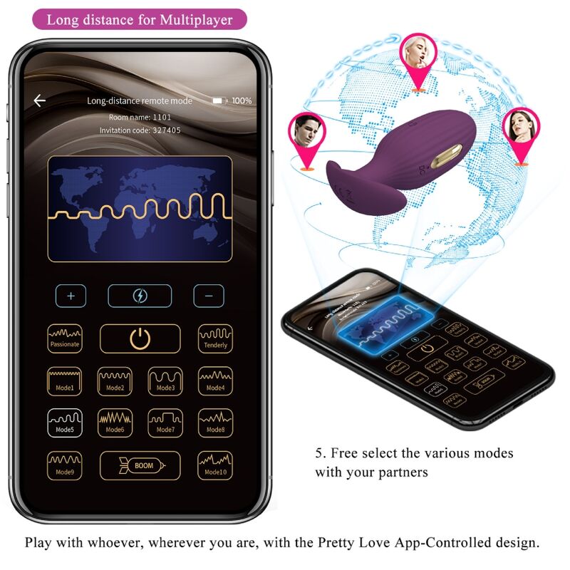 Pretty love - plug anale controllato da app jefferson viola