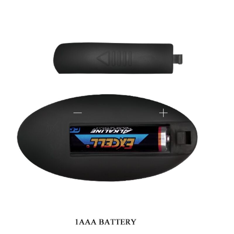 Mr play - potente vibratore telecomando plug anale nero
