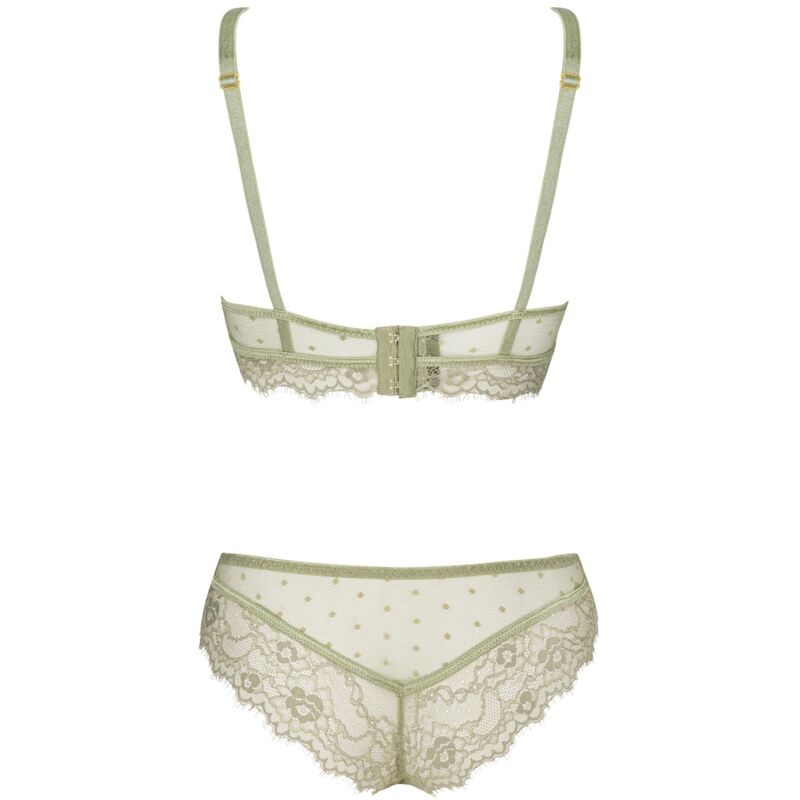 Livco corsetti fashion - pine lc 90667 reggiseno + slip khaki