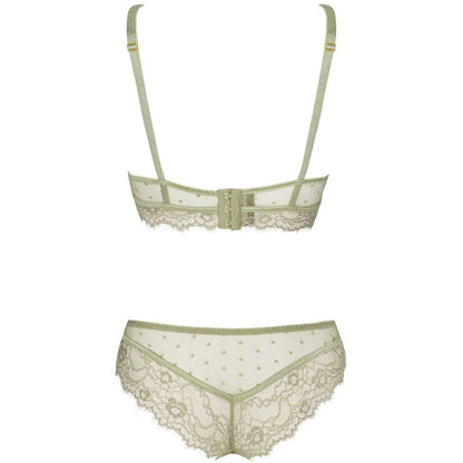 Livco corsetti fashion - pine lc 90667 reggiseno + slip khaki