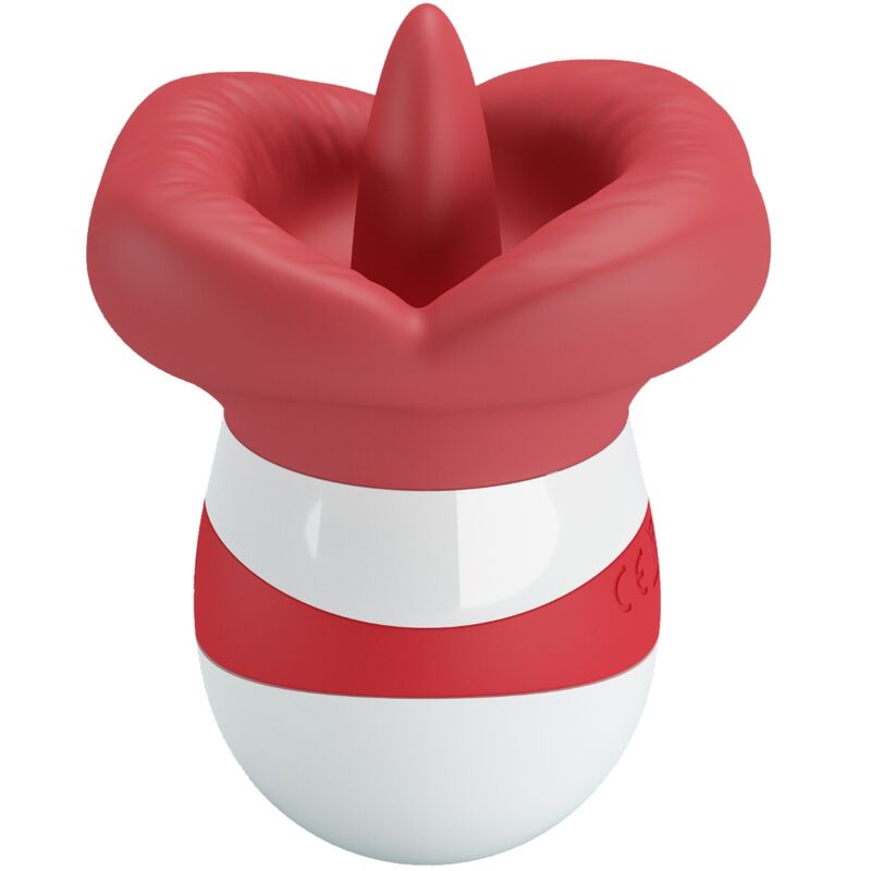 Pretty love - mina stimolatore della lingua rosso chiaro