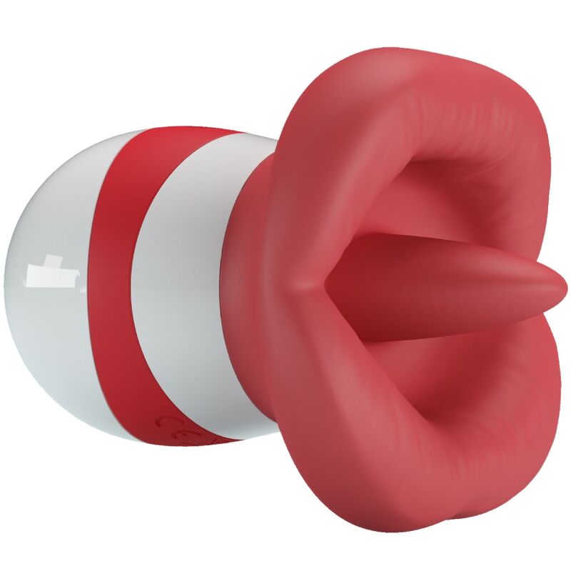 Pretty love - mina stimolatore della lingua rosso chiaro