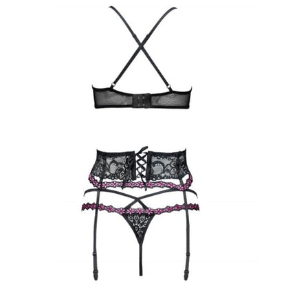 Livco corsets mode - snehana lc 90443 soutien-gorge + soutien-gorge + slip noir