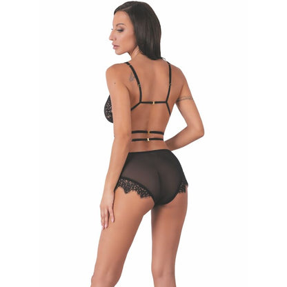 Livco corsetti fashion - drezna lc 90733 reggiseno + slip nero