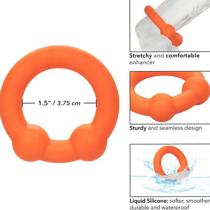 Calexotics - alpha anello dual ball arancione
