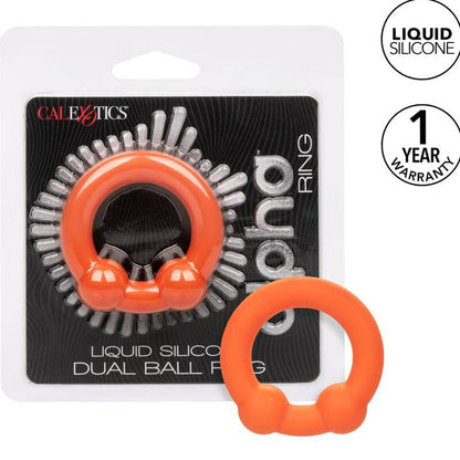 Calexotics - alpha anello dual ball arancione