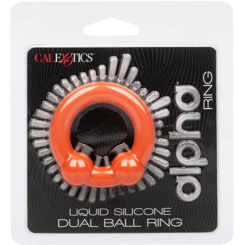 Calexotics - alpha anello dual ball arancione