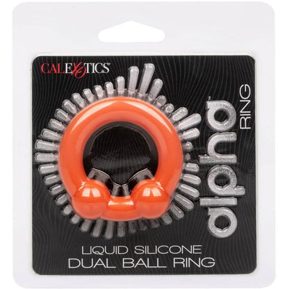 Calexotics - alpha anello dual ball arancione