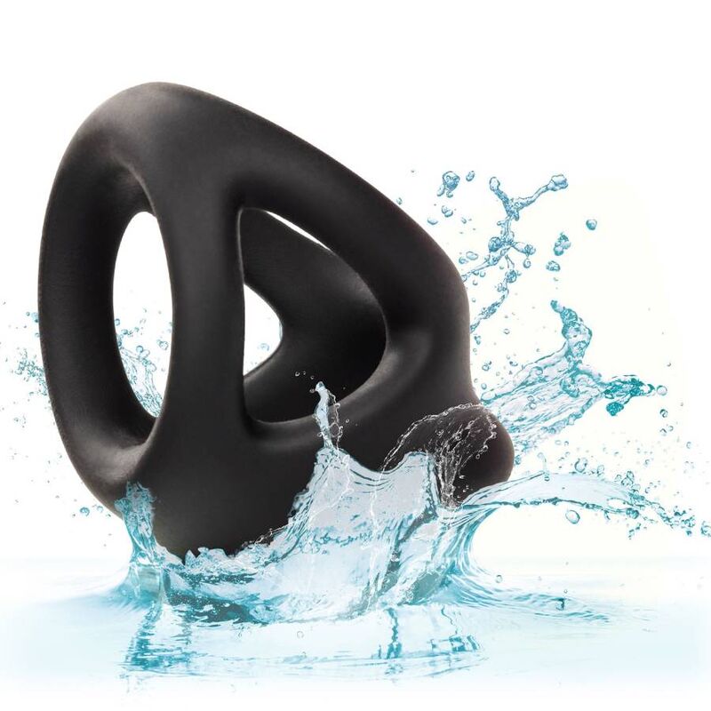 CALEXOTICS - ALPHA ANNEAU DOUBLE CAGE NOIR
