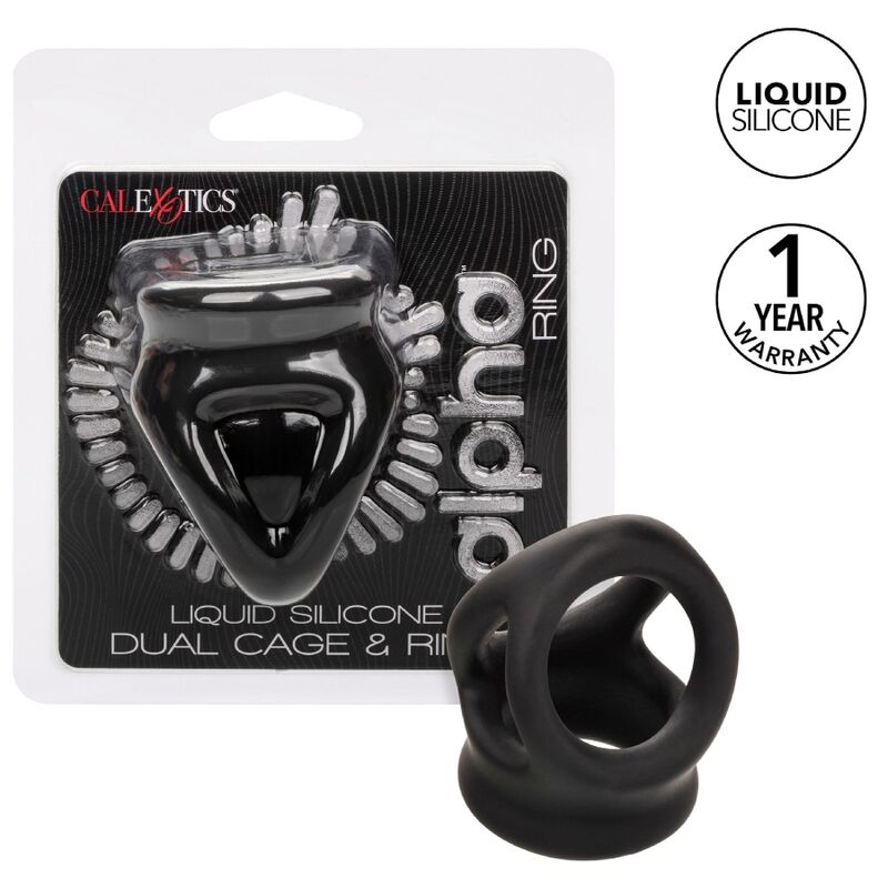 Calexotics - alpha anello dual cage nero