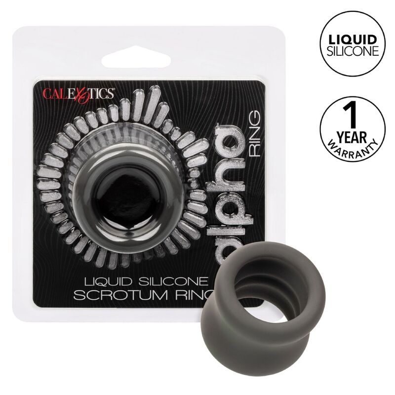 Calexotics - alpha anello allungabile per scroto nero