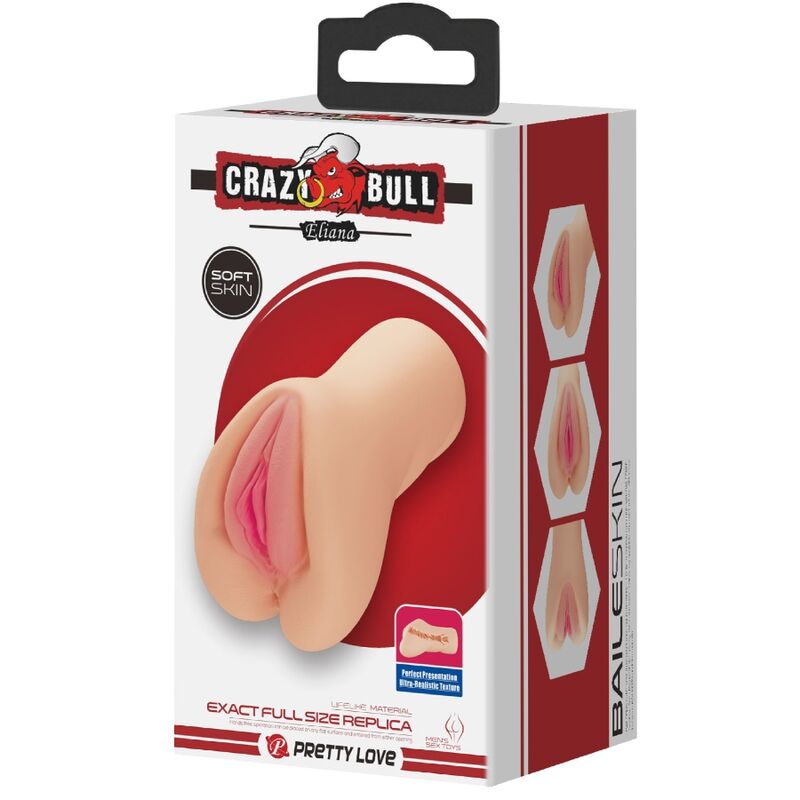 Crazy bull - masturbateur en forme de vagin d'Eliana