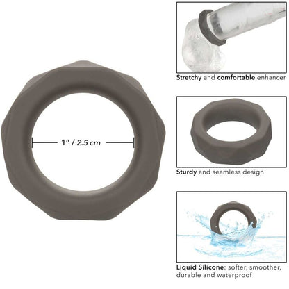 Calexotics - alpha anello prismatico prolong grigio