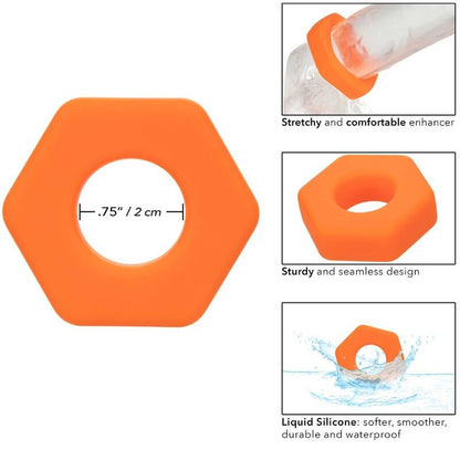 Calexotics - alpha anello prolong sexagon arancione