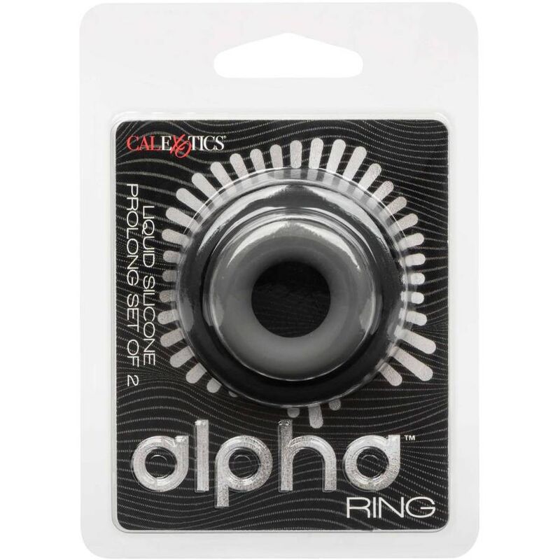 Calexotics - alpha set di 2 anelli prolong grigio