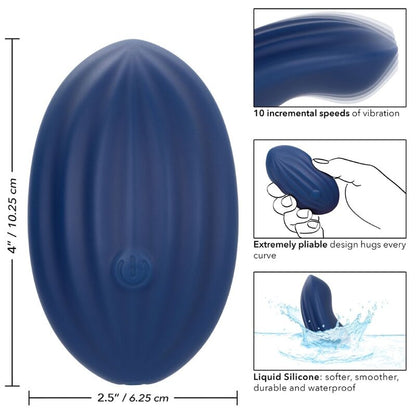 Calexotics - cachemire velours bleu courbé