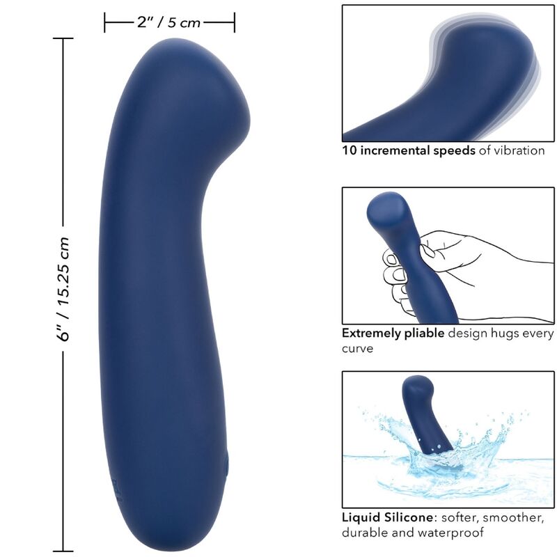 Calexotics - cachemire satiné bleu