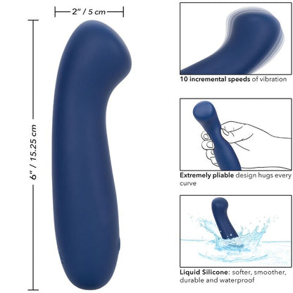 Calexotics - cachemire satiné bleu