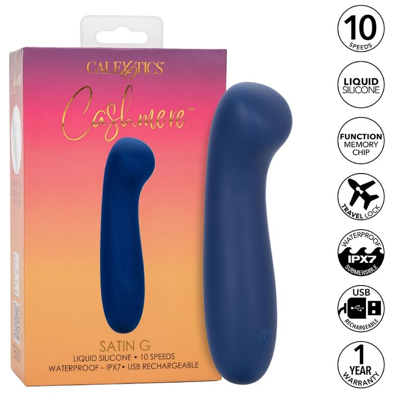 Calexotics - cachemire satiné bleu