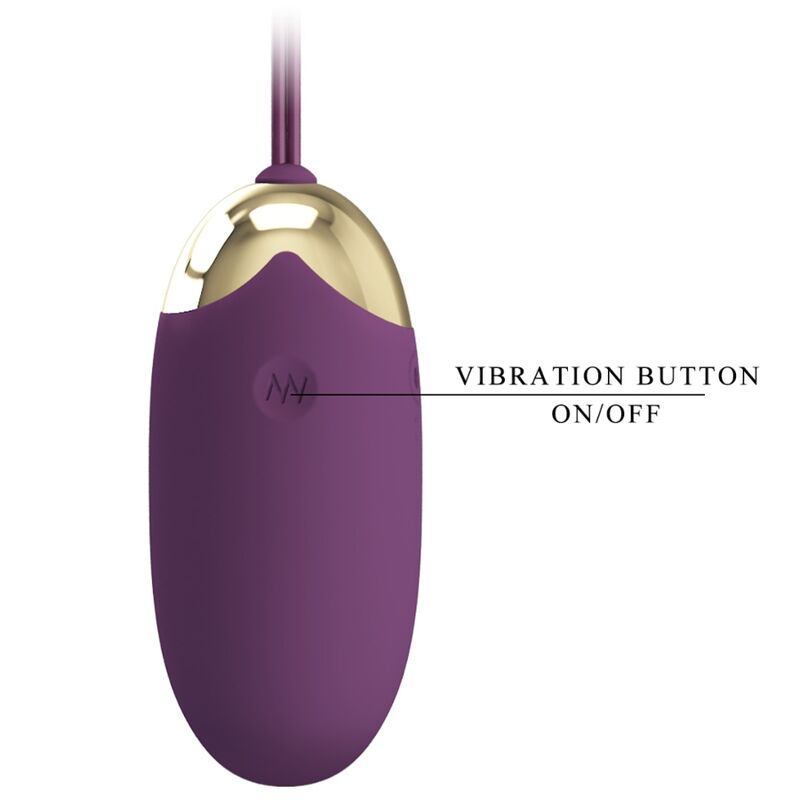 Ovetto vibrante Pretty Love Abner con app viola