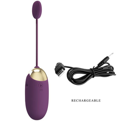 Ovetto vibrante Pretty Love Abner con app viola