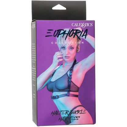 Calexotics - euphoria imbracatura con fibbia halter nera