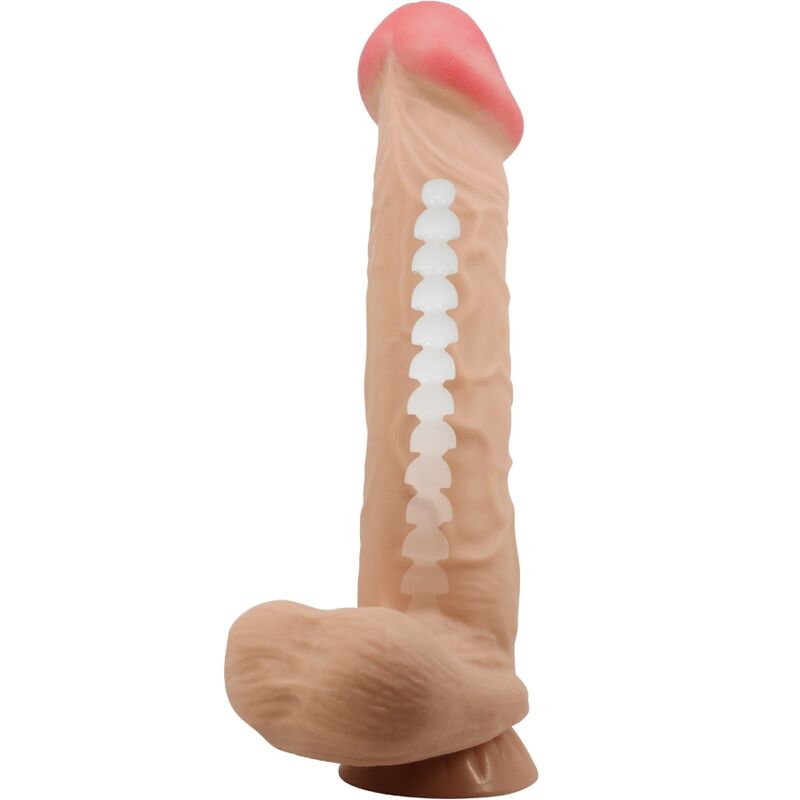 Pretty love - dildo realistico sliding skin series con ventosa scorrevole della pelle flesh 26 cm
