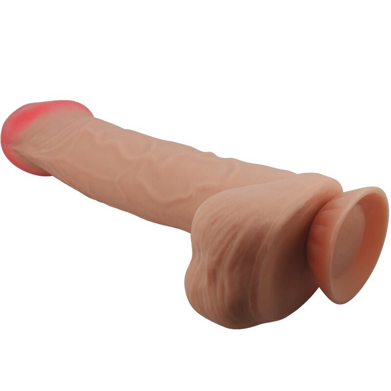 Pretty love - dildo realistico sliding skin series con ventosa scorrevole della pelle flesh 26 cm