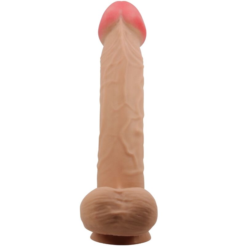 Pretty love - dildo realistico sliding skin series con ventosa scorrevole della pelle flesh 26 cm