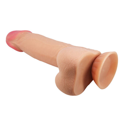 Pretty love - dildo realistico sliding skin series con ventosa scorrevole della pelle 21,8 cm