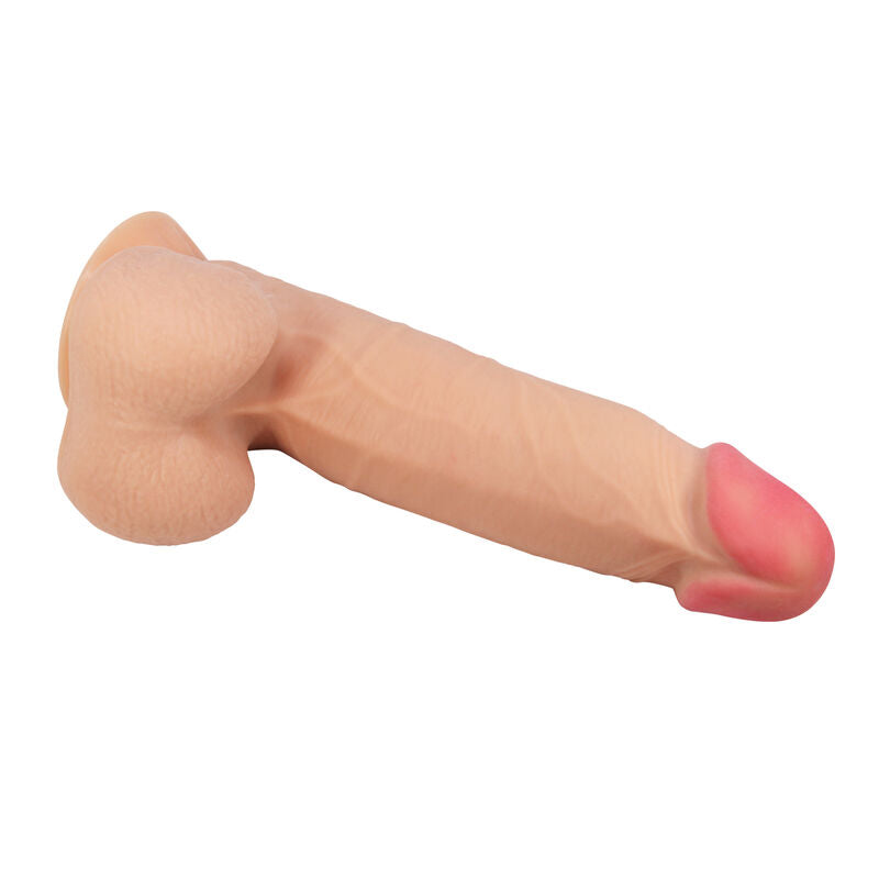 Pretty love - dildo realistico sliding skin series con ventosa scorrevole della pelle 21,8 cm
