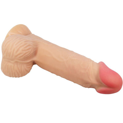 Pretty love - dildo realistico sliding skin series con ventosa scorrevole della pelle 20,6 cm