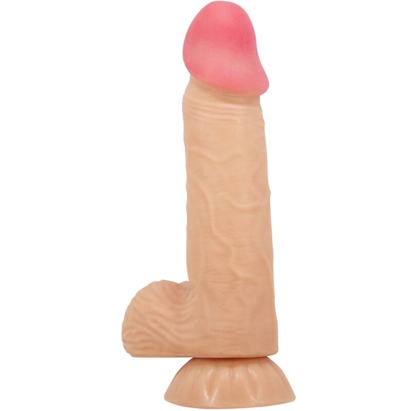 Pretty love - dildo realistico sliding skin series con ventosa scorrevole della pelle 20,6 cm