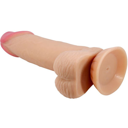 Pretty love - dildo realistico sliding skin series con ventosa scorrevole della pelle 19,4 cm