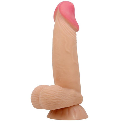 Pretty love - dildo realistico sliding skin series con ventosa scorrevole della pelle 19,4 cm