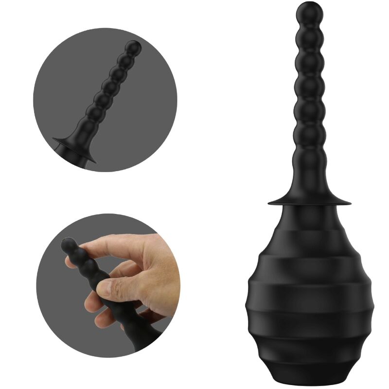 Mr play - potente vibratore telecomando plug anale nero