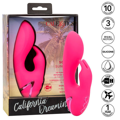 CALEXOTICS - SO. VIBROMASSEUR CAL SUNSHINE RABBIT FUCHSIA DE CALIFORNIA DREAMING