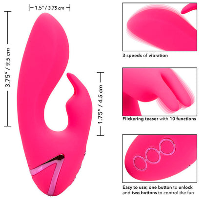 CALEXOTICS - SO. VIBROMASSEUR CAL SUNSHINE RABBIT FUCHSIA DE CALIFORNIA DREAMING