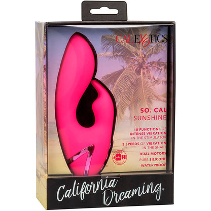 CALEXOTICS - SO. VIBROMASSEUR CAL SUNSHINE RABBIT FUCHSIA DE CALIFORNIA DREAMING