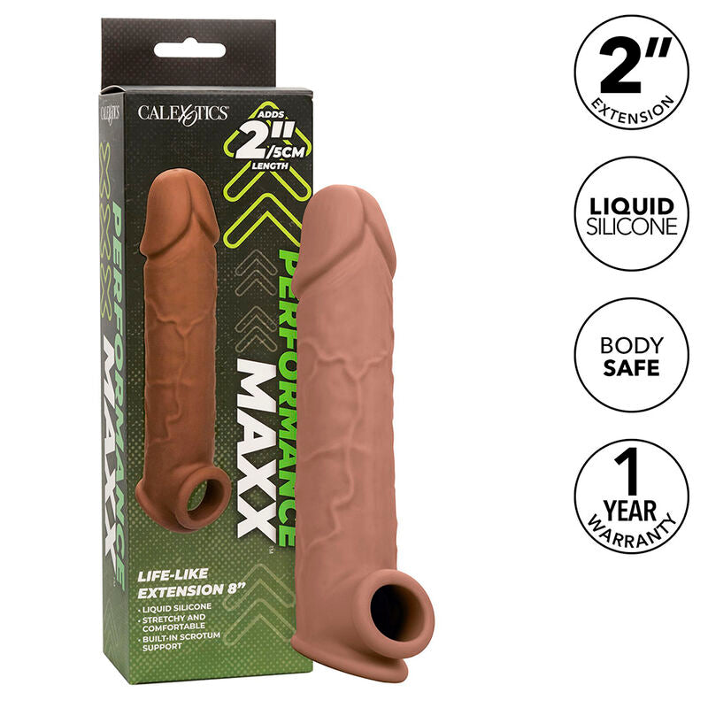 Calexotics - performance maxx life-like extension 8 pelle marrone