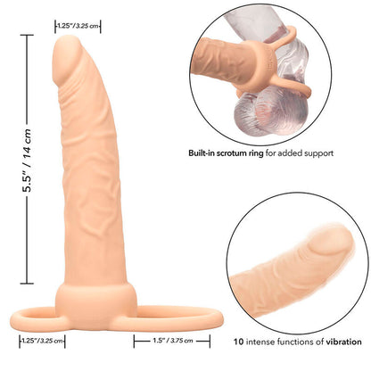 Calexotics - performance maxx ricaricabile doppio penetratore pelle leggera