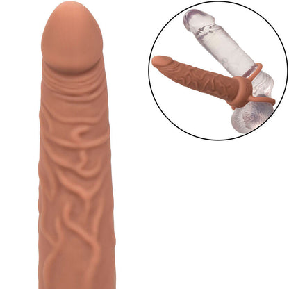 Calexotics - performance maxx ricaricabile doppio penetratore marrone pelle